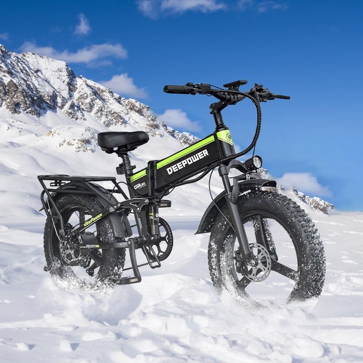 2023 DEEPOWER 1000W 20Ah 전기 자전거 접이식 대리운전용 배달용 50KM 20인치 UPgraded 2023 DEEPOWER 1000W 20Ah 전기 자전거 접이식 대리운전용 배달용 50KM 20인치 UPgraded