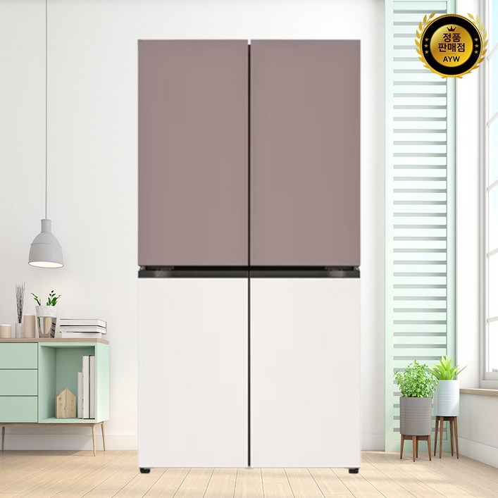 LG 오브제컬렉션 냉장고 4도어 T875MKE012