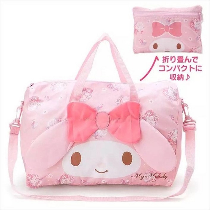 산리오 캐리어가방 캐리어보조가방 키즈여행가방 산리오크로스백 산리오핸드백 Sanliou 시나모롤 마이 멜로디 접이식 여행 가방 트롤리 케이스마이멜로디카메라가방 산리오시나모롤