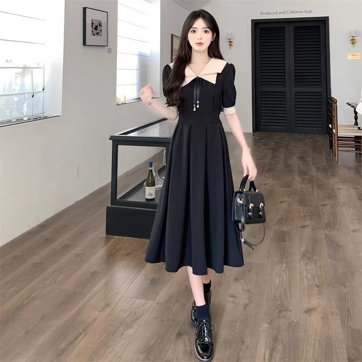 여성 여름 롱 원피스 데일리룩 빅사이즈 허리끈 오피스룩 하객룩 원피스