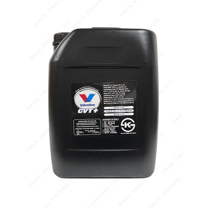 발보린 CVT PLUS, 르노삼성혼다토요타CVT차량, 롱라이프형, 100 합성오일18L, 1개, ATF CVT PLUS18L