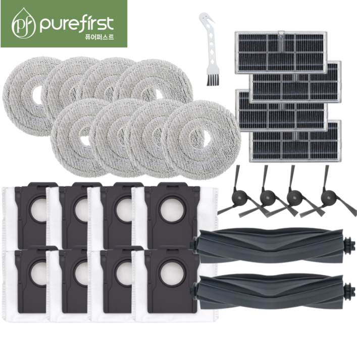 퓨어퍼스트 드리미 X40 Ultra 호환 소모품 기프트팩, 1세트, 1년 풀패키지