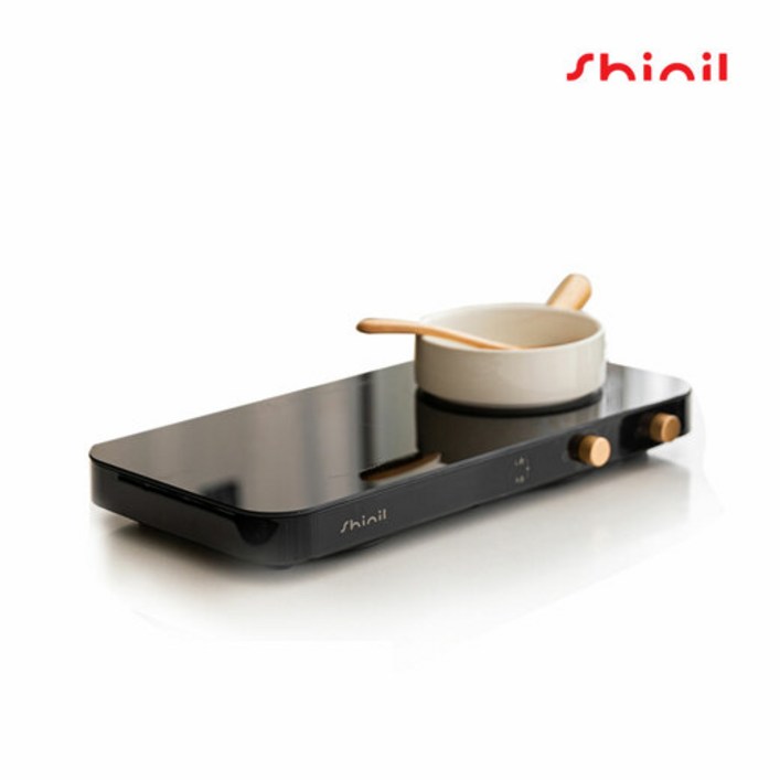 신일 더블 인덕션 2구 전기레인지 SHL-2800WG, 자가설치, SHL-2800WG