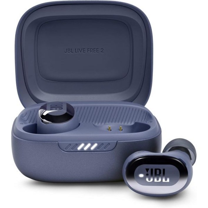 JBL 라이브 프리 2 무선 이어버드 블루투스 다중 포인트 하이브리드 노이즈 캔슬링 IPX5 무선 충전 호환 블랙  JBLLIVEFREE2TWSBLK