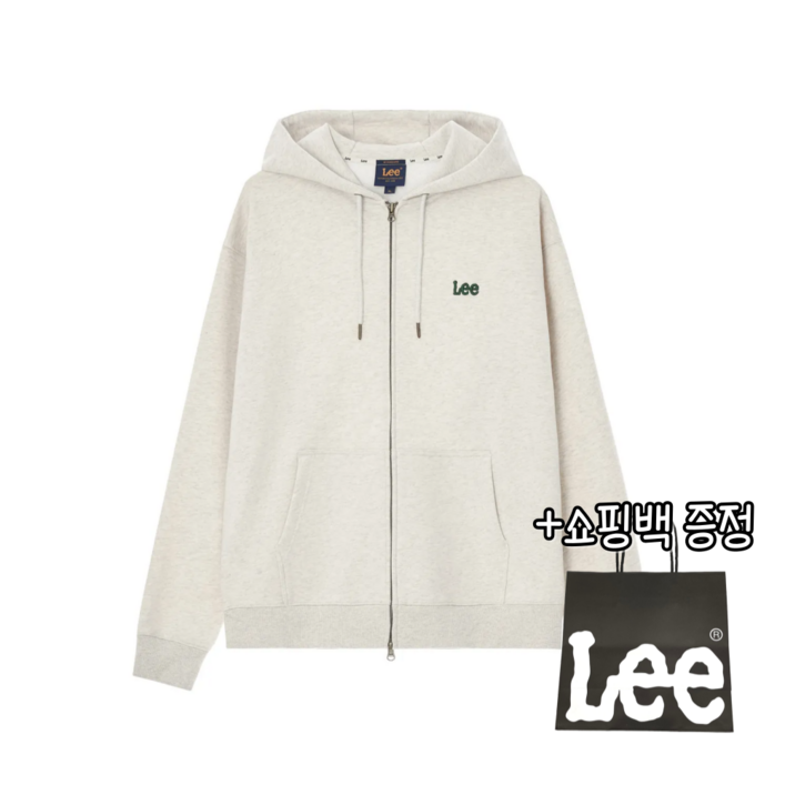 [매장정품/당일출고] Lee 리 스몰 트위치 로고 후드집업 (4color) + 쇼핑백