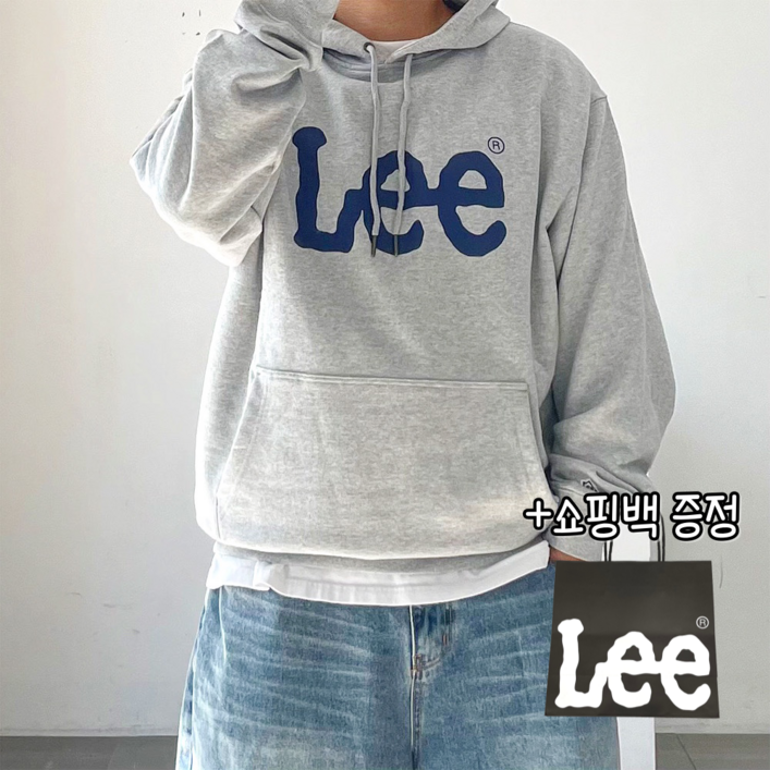 [당일출고/정품] LEE 리 빅 트위치 로고 후드티 (5color) + 쇼핑백