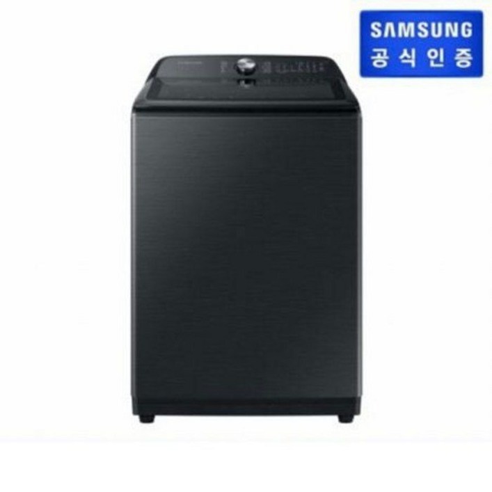 통버블 21kg 일반 세탁기 WA21A8376KV 블랙케비어