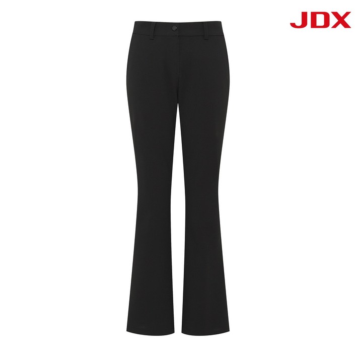JDX 여성 린넨 밴드 부츠컷 팬츠X2PTU6731BK