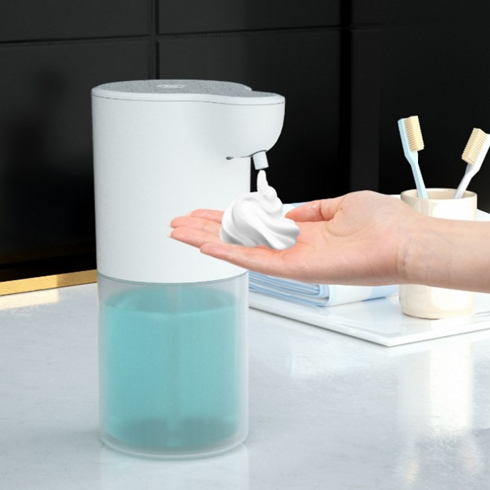 자동센서 손세정기 거품비누 핸드워시 디스펜서 충전식 350ml, 600ml, 디스펜서 600ml, 1개