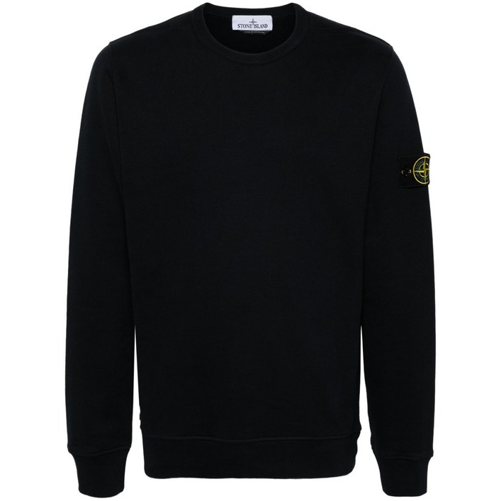 STONE ISLAND 스톤 아일랜드 컴퍼스 배지 코튼 스웨트셔츠 STONE ISLAND 스톤 아일랜드 컴퍼스 배지 코튼 스웨트셔츠