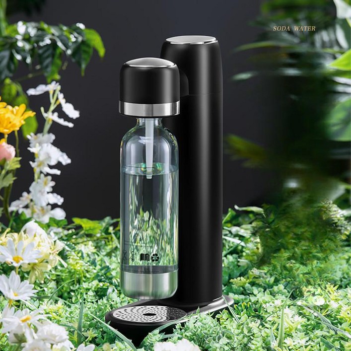 탄산수 제조기 가정용 소다메이커 탄산음료 기계 콜라 기포기 카페 버블티 매장용 상업용 음료 탄산충전기, 백금 가스통 포함