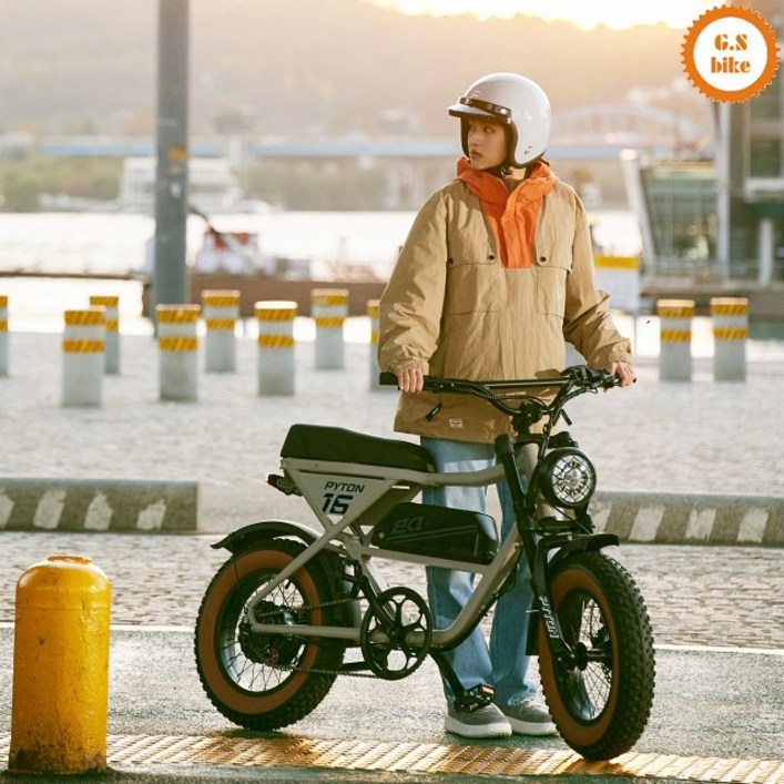 알톤 2025 전기자전거 파이톤16 48V 500W 모페드바이크 사은품증정
