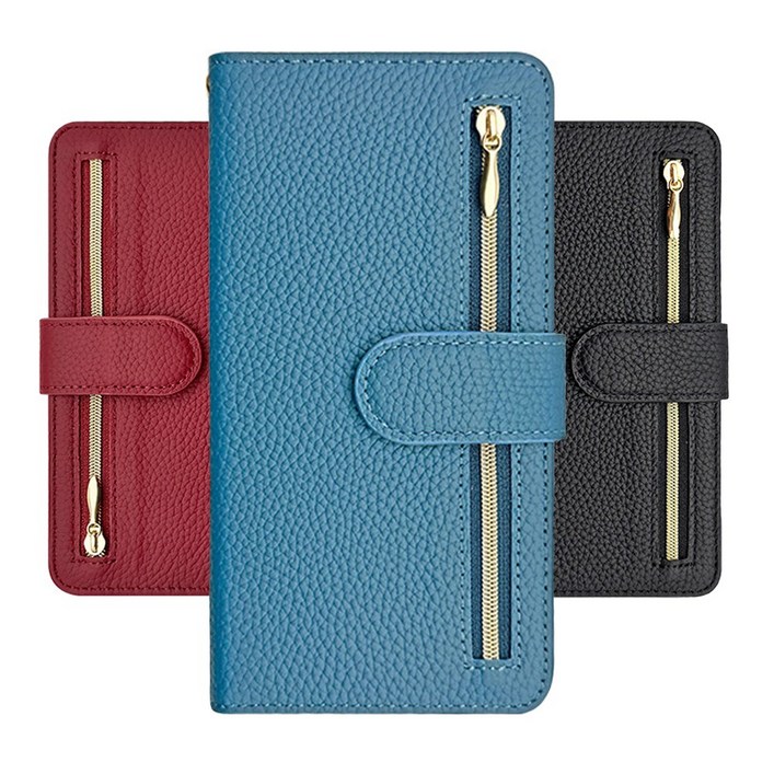 천연 소가죽 갤럭시 A52 폰모델 A52s A528 공용 지퍼 지갑 다이어리형 휴대폰 케이스