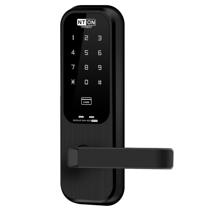 [셀프 설치] 삼성NTS엔티온 무타공 디지털도어록 바로잠김 내화형, 삼성NTS 내화형 도어록 NT-L21, 고객직접설치