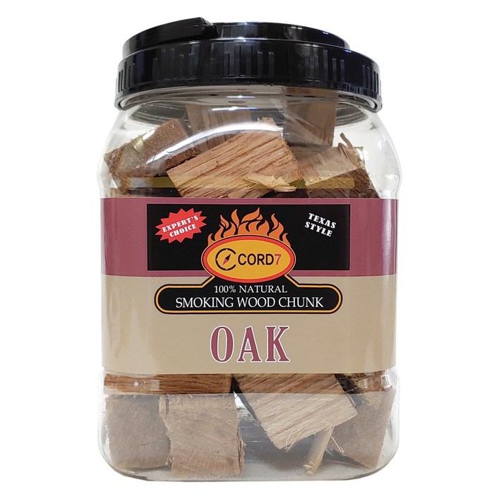 코드세븐 참나무청크900g 훈연칩 우드칩 훈제 텍사스바베큐 치킨 막창 족발 프랜차이즈