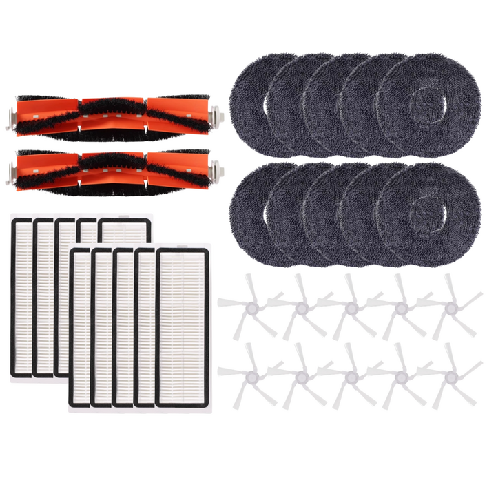 호환 샤오미 드리미 W10 PRO 소모품 물걸레 더스트백 필터 브러쉬 3개월 6개월 12개월 세트 구성품