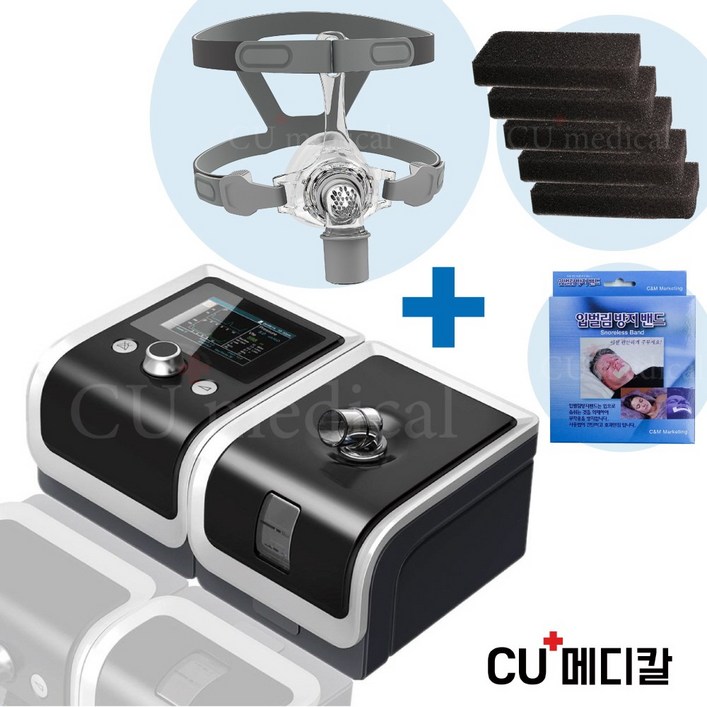 마스크증정 BMC 양압기 G2 정품필터 5장 턱테이프 포함 2년보증 수면무호흡증 코골이방지 비엠씨, 1개