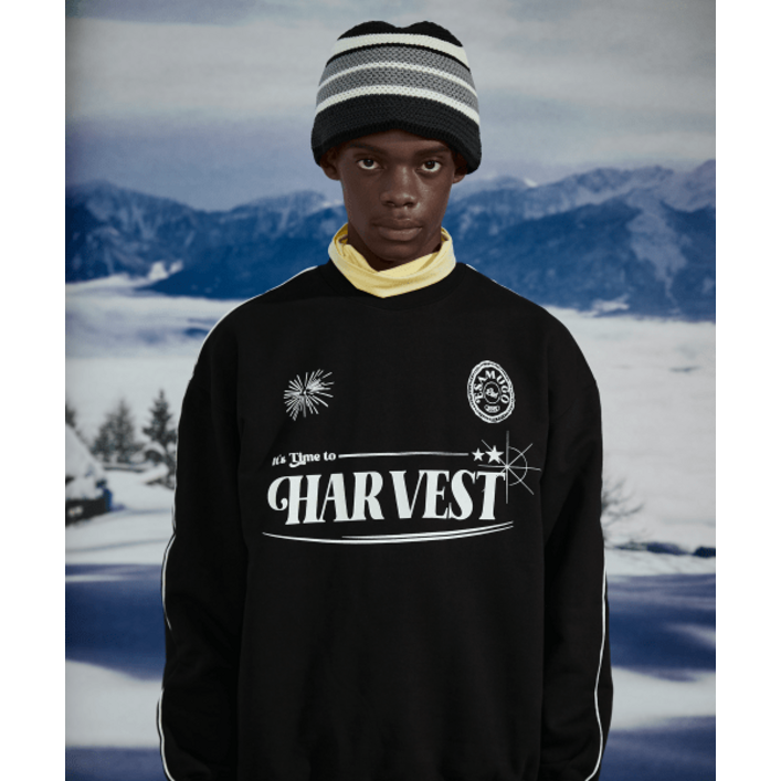 23.65 HARVEST SWEAT SHIRT BLACK 5000441375 23.65 HARVEST SWEAT SHIRT BLACK 5000441375