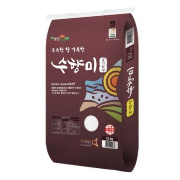 경기화성 수향미 골든퀸3호 백미, 10kg, 1개