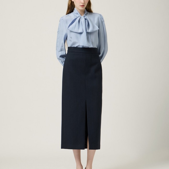 모조에스핀 모소재 정장SET 스커트_J244MSD139_DG