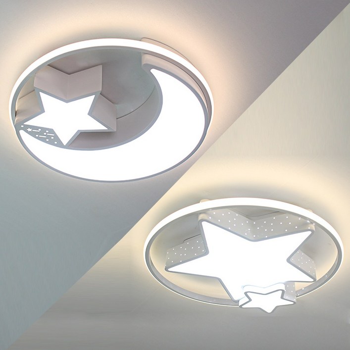 예스케이라이팅 LED방등 투스타 문스타 아이방등 키즈조명 키즈카페