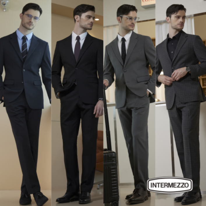 인터메조 25FW 컴포트 스트레치 수트 2SET