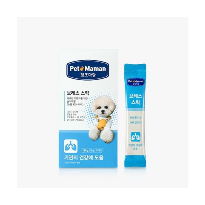 [라운지 전용] 펫또마망 강아지 기관지 영양제 프리미엄 180g