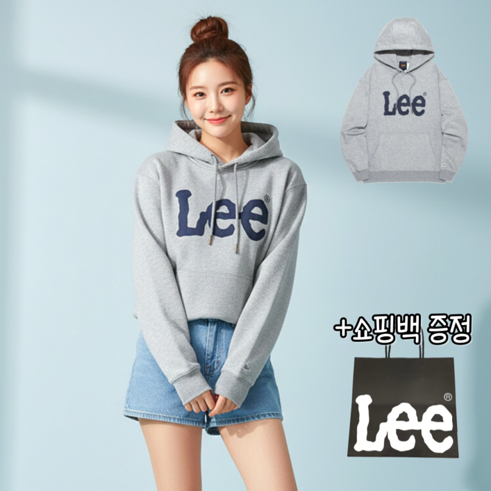 당일출고정품 Lee 리 빅 트위치 로고 후드티 5color  쇼핑백