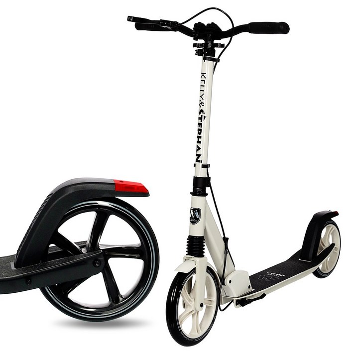 켈리앤스테판 K154 몬스터 두발 킥보드아이보리, 1개