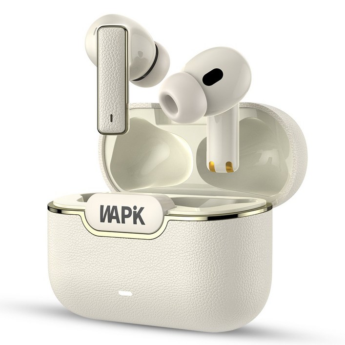 WAPIK 무선 이어폰 RS6 블루투스 5.4EDR 커널형 게이밍 노이즈 캔슬링