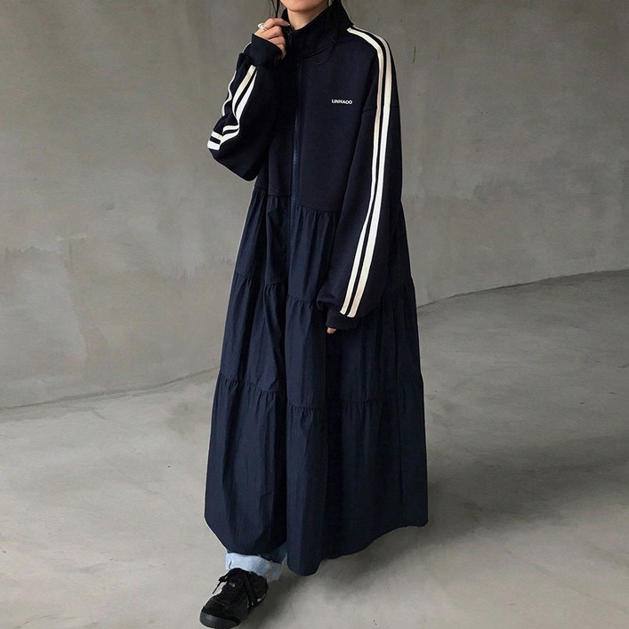 린하오 롱 긴팔 원피스