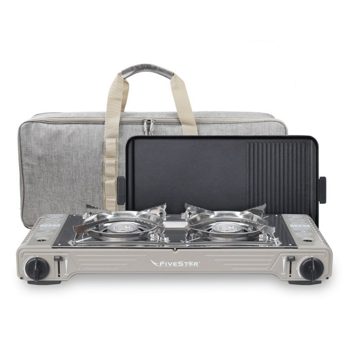 파이브스타 트윈버너 그랜드 캠핑세트 투버너 가스 버너