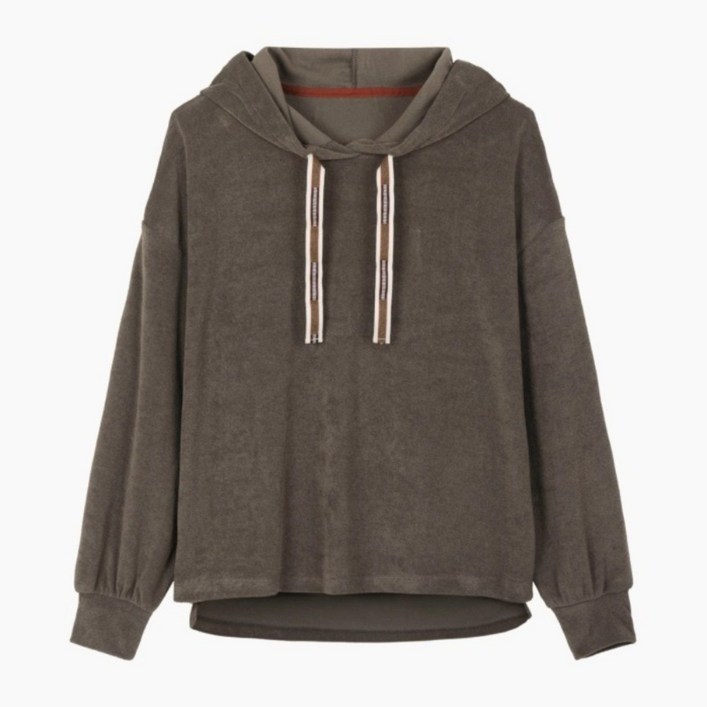 백화점정품 26년NEW 베네통 테리 스트랩 후드 티셔츠BATS93611