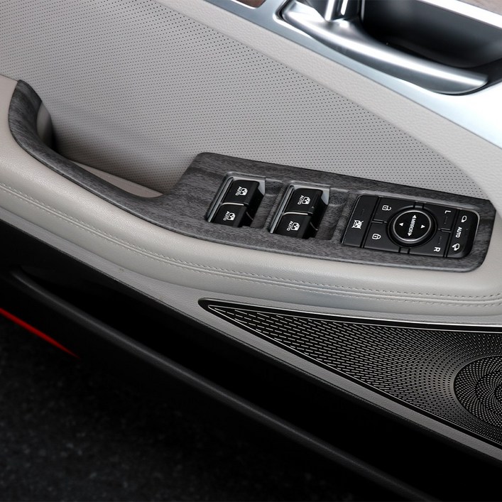 유투카 호환 G80 DH 스포츠 윈도우스위치 커버 실내 튜닝 우드 카본 몰딩 차량 인테리어 용품