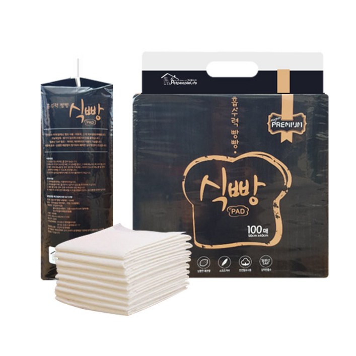강아지 식빵 패드_슈퍼프리미엄 400매, 4개, 100개입