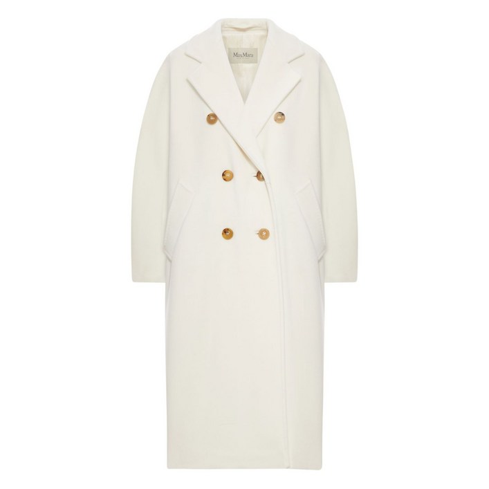 막스마라 마담 101801 더블 브레스티드 울 코트