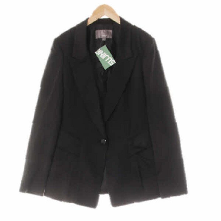 9075 톰보이 블랙 싱글버튼테일러드자켓 [85]