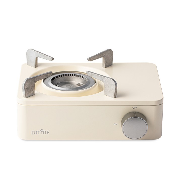 디마인 감성 스토브 캠핑 미니 가스버너 휴대용 GRASTOVE (+ 전용가방포함), 크림, 1개