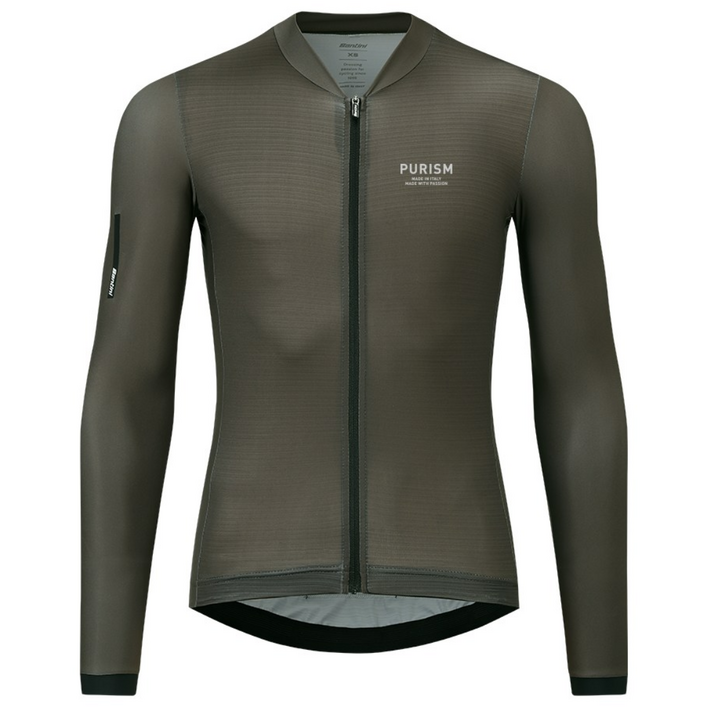 산티니 SS24 퓨어리즘 컴포트 남성 긴팔 져지 타막 클래식핏