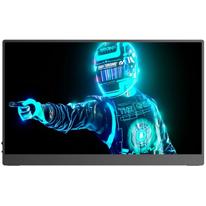 에비크 15.6inch 터치 포터블 모니터 FHD 휴대용 IPS DEX 보조 듀얼 모니터 터치 스크린, 블랙터치, 39.62cm