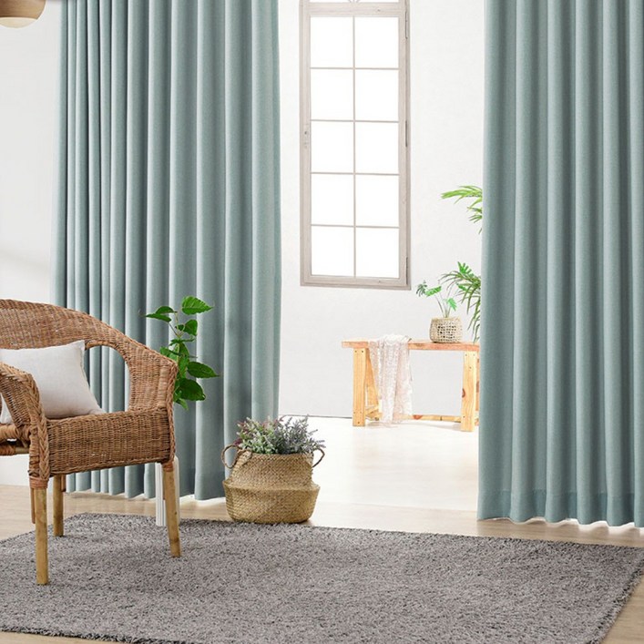 아로아 국내제작 미란다커튼 방수커튼 형상기억 방한 방풍 먼지없는 70%암막커튼 2장 자석끈증정 거실 안방 사계절 핀형 레일 커튼봉링 커텐