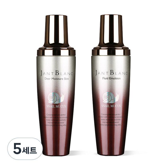 쟝블랑 달팽이 점액 모이스쳐 스킨 로션 2종 세트, 5세트