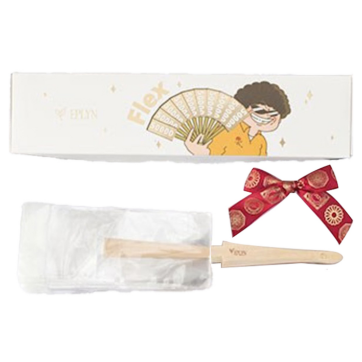 이플린 할매 돈부채  전통리본  케이스 세트