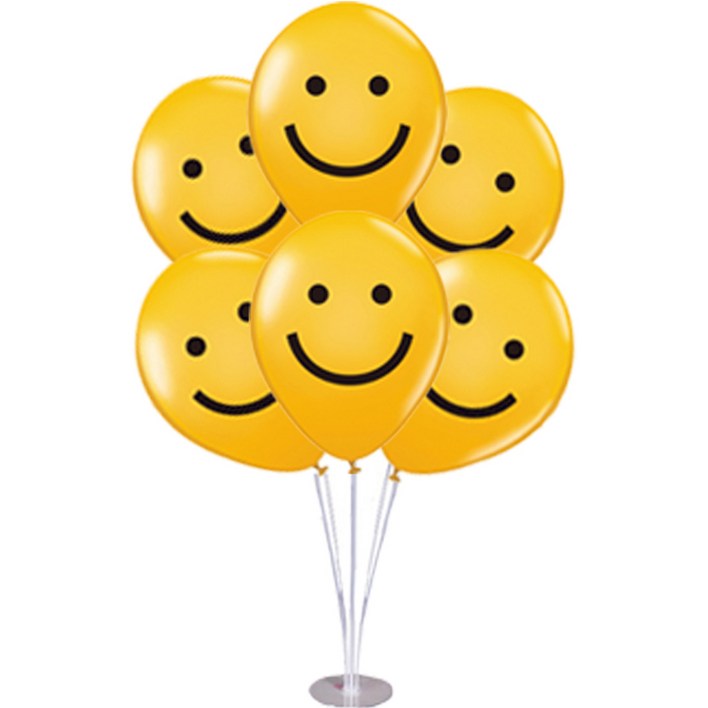 미미파티 생일 파티 스마일 풍선 멀티 스탠드 세트