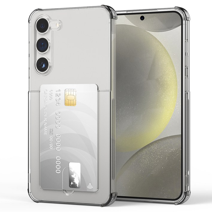 morac 마이티 투명 젤리 카드 수납 휴대폰 케이스