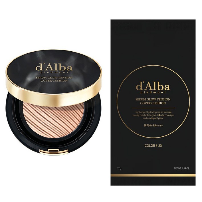 달바 세럼 글로우 텐션 커버 쿠션 17g  리필 17g 세트, No 23, 1개