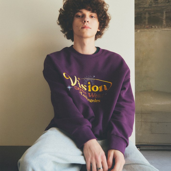 비전스트릿웨어 Shine Logo Crewneck 맨투맨 VS2203CR04