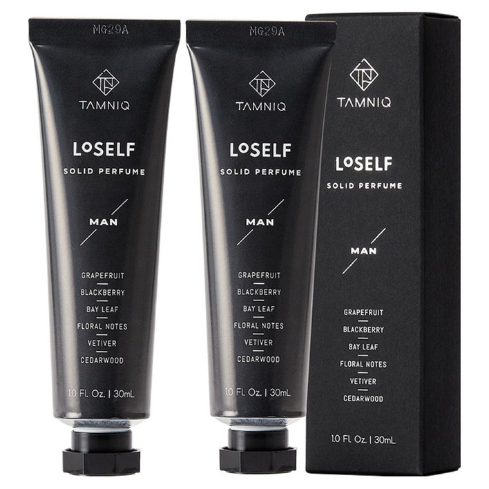 탐니크 솔리드퍼퓸 맨, 30ml, 2개