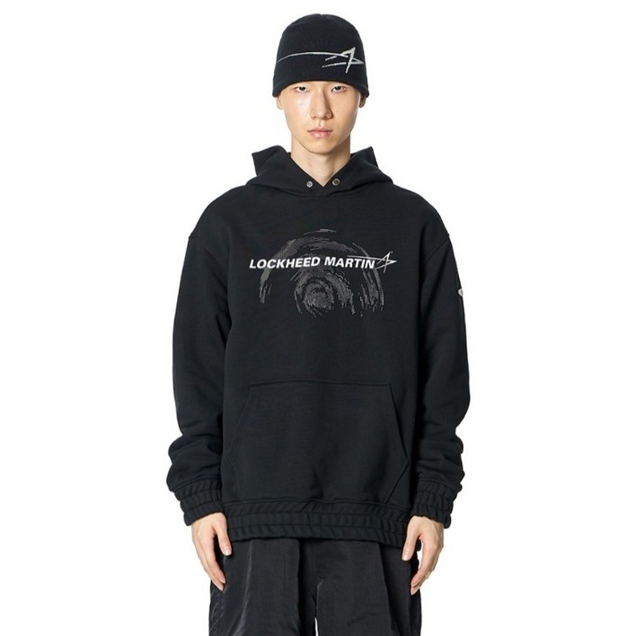록히드마틴 남녀공용 LM 그래픽 후드 티셔츠 L15UTH021