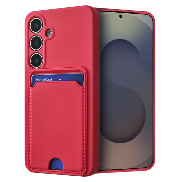 모나프리 카드 포켓 파스텔 젤리 휴대폰 케이스